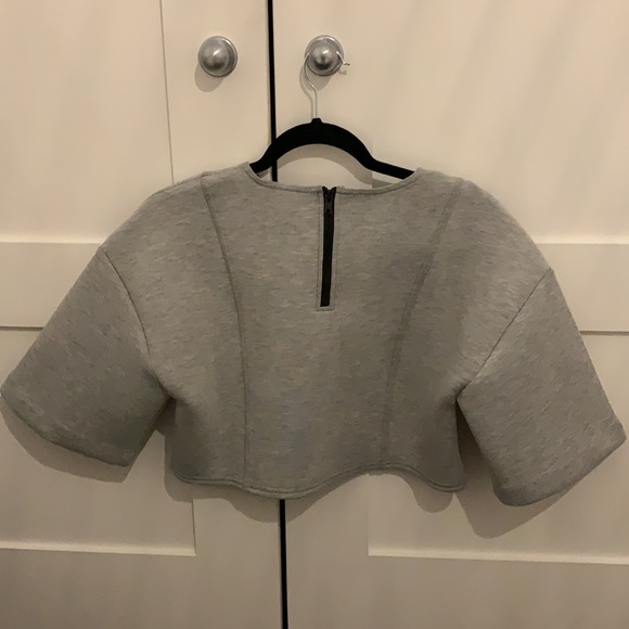 Zara GREY crop top - Picture 2 of 4